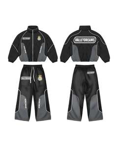 Pakistan Manufacturer Printed Solid Pattern Windbreaker Tracksuits for <b>Men</b> Casual Wear Jacket Trouser Sets Plus Size Feature - Product Image 6