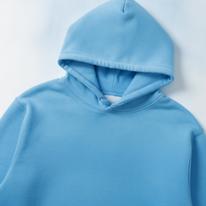 Sudadera con Capucha Personalizada, Ecológica, Antiarrugas, Transpirable, Talla Grande, de Algodón, Color Azul Rey, con Bolsillo Canguro - Product Image 4