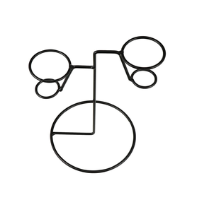 Fournisseur de supports à glaces en métal, revêtement poudré noir, faits à la main, supports à glaces classiques et élégants, vente en gros - Product Image 5