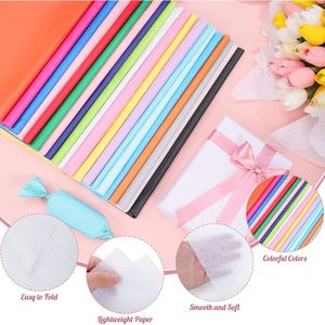 160 Fogli di Carta Velina Colorata Pastello 20 X 14 Pollici in Confezione Grande per Sacchetti Regalo di Halloween e Natale, Confezioni e Lavori Fai-da-Te - Product Image 2
