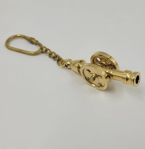 Llavero de cañón de latón vintage, mini cañón, llavero náutico marítimo, accesorio de regalo coleccionable - Product Image 6