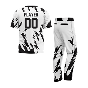 ชุดยูนิฟอร์มซอฟต์บอลประสิทธิภาพสูง แบบสั่งทำพิเศษ เสื้อเจอร์ซีย์และกางเกงระบายอากาศ แห้งเร็ว น้ำหนักเบา สำหรับทุกเพศ 100% สำหรับกีฬา - Product Image 2