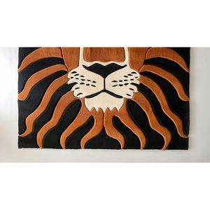 Alfombra Personalizada Hecha a Mano con Diseño Floral de Anime y Dibujos Animados, de Pelo Alto, para Uso Doméstico Moderno, con Forma y Logotipo Adorables, Lavable - Product Image 1