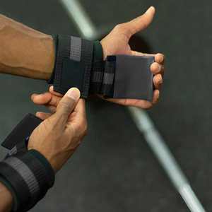 Crochets de levage de fitness réglables avec support de poignet pour l'entraînement de musculation, les soulevés de terre et les tractions - Product Image 2