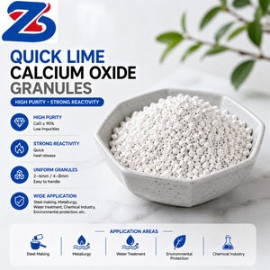 Gránulos de Cal Viva de Alta Pureza para la Fabricación de Acero, Metalurgia y Tratamiento Ambiental - Marca Zhongsheng - Product Image 3