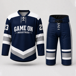 2026 New Trendy With Private Lable OEM ODM Service Team Performance Wear Sublimated Design Breathable Fabric Ice Hockey Uniform - Product Image 1