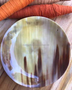 Agate de marque de haute qualité corne naturelle ensemble de bols de service fabriqués à la main bols de rasage polis pour la maison hôtel sculpté Koi Design - Product Image 3