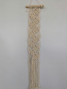 Hot Sell Designs Luxury Narrow Macrame <b>Leaves</b> <b>Wall</b> Hanging <b>Decors</b> Retro Space Accessories Gifts Classic Handmade - Product Image 1