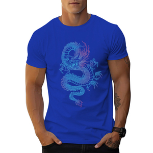 Nouveauté 2025 – T-shirts pour hommes à manches courtes, style chinois, en maille de soie/coton, respirants, écologiques, à motif uni ou lettres - Product Image 4