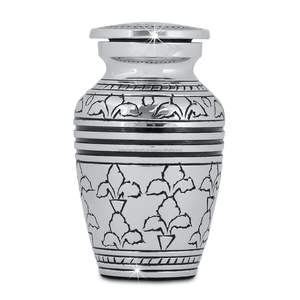 Urna de cremación de pareja de recuerdo para cenizas urnas decorativas de latón metálico últimos diseños urnas funerarias dobles suministros al por mayor - Product Image 4