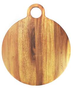 Tabla de cortar de madera maciza hecha a mano para cocina, para cortar verduras, frutas, carne, pan, queso, superficie de madera natural duradera - Product Image 2