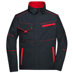 Custom Men's <b>Black</b> softshell Fleece <b>Jacket</b> Stand Collar Zipper Closure Windproof Casual Autumn Wear Regular Fit Polyester coat - Product Image 1