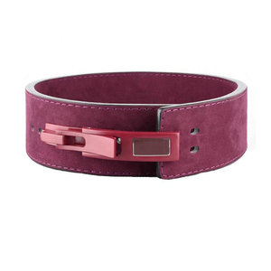 Ceinture de musculation en cuir suédé avec boucle de soutien, durable, de haute qualité, robuste et personnalisable - Product Image 1