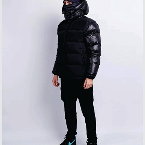 OARH INT INDUSTRY <b>Men's</b> Winter Puffer <b>Jacket</b> Hooded Plus Size Streetwear Waterproof Windproof Eco-Friendly Breathable Quick Dry - Product Image 4