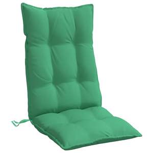 Ensemble de 4 coussins de chaise d'extérieur verts à dossier haut - Product Image 4