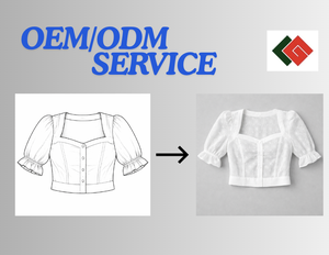 100% Cotton Embroidered Shirt OEM ODM Vietnam clothing manufacturer Woman <b>Clothes</b> Customized Clothing Wholesale clothing - Product Image 1