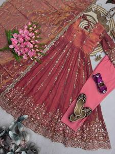 Trend Setter Indian Pakistani Elegant Salwar Suit Designer Bridal Wear Salwar Suit Latest Exclusive Most Trendy <b>Party</b> Wear - Product Image 4