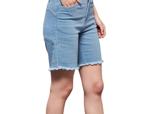 Women Denim <b>Shorts</b> <b>Black</b> Denim High Waist Slim Fit Summer <b>Jean</b> <b>Shorts</b> Clean Hem Casual Fashion Bottoms Stretch Ladies Wholesale - Product Image 1