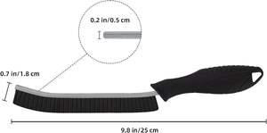 Nueva herramienta de mano de nailon de tamaño pequeño de fábrica, cepillo de limpieza de grietas de cerdas duras para baño, cocina, limpieza de huecos, fregado rotativo - Product Image 4