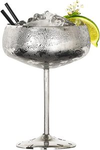 Grande Demande – Verres à Martini en Acier Inoxydable 500 ml Incassables – Gobelets à Vin et Cocktails pour Fiançailles, Mariages et Fêtes à Domicile - Product Image 3