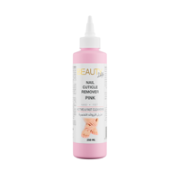 Nettoyant liquide professionnel pour cuticules en plastique rose, en gros, pour usage professionnel, adoucit les cuticules sèches, application facile