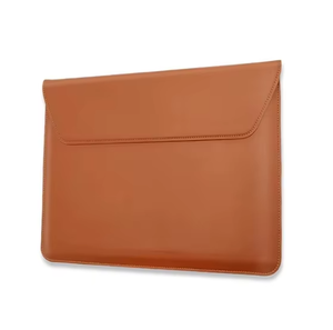 Custom Logo Waterproof Genuine Leather Sling <b>Laptop</b> <b>Sleeve</b> for Unisex Business Office Use Lightweight Eco-Friendly Durable - Product Image 1