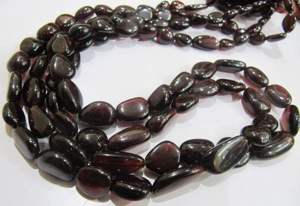 Natural Mozambique Garnet <b>Beads</b>, Garnet Nugget Shape Tumbled 8 to 17mm - Product Image 3