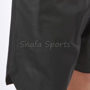 Shorts en cuir véritable pour homme, respirants, coupe slim, mode masculine, haute qualité - Product Image 4