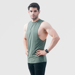 Camisetas sin Mangas Personalizadas de Fábrica a Precio Económico, Ajustadas, Lisas, para Entrenamiento, de Algodón y Poliéster, de Alta Calidad, Ligeras y Transpirables para Hombre - Product Image 6