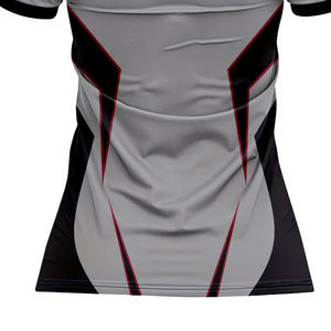 Maillot de sport américain de baseball et de softball à manches courtes et col en V, dernier design, en maille polyester respirante - Product Image 5