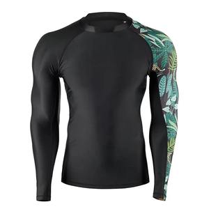 Camiseta de Protección Solar para Hombre de Secado Rápido con Logotipo Personalizado, Impresión Digital, Camiseta de Natación de Manga Larga y Corte Regular - Product Image 5