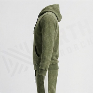 Conjunto Deportivo para Hombre, Cómodo y Ligero, Estilo Acid Wash, Sudadera con Capucha y Pantalones Deportivos, Personalizable con Logotipo OEM, Ropa Deportiva Premium - Product Image 3