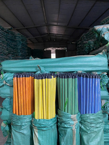 Factory Wholesale Cleaning Tools Pvc Coated Broom <b>Stick</b> Broomstick <b>Mop</b> Handle for Cleaning - Product Image 1
