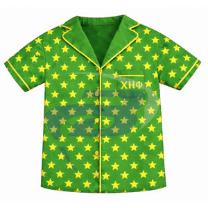 Ensemble de pyjama en satin à pois Chi Eta Phi Sorority, tunique respirante pour la saison d'automne, pour les membres de la sororité CEPhi - Product Image 2