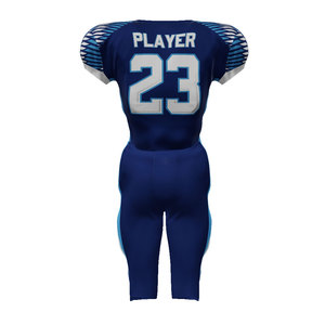 Diseña los conjuntos de uniformes de fútbol americano para tus equipos de club, hechos en Pakistán, personalizados, blancos, de alta calidad, con camiseta y pantalones para hombre. - Product Image 5