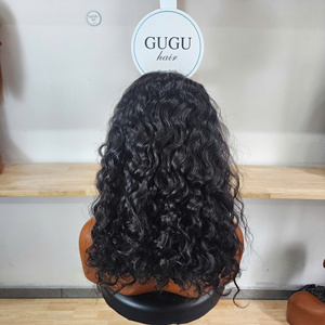 Perruque Lace Front en Cheveux Humains Lisses et Soyeux, Transparente, Résistante à la Chaleur, 30 Pouces, Couleur Naturelle - Product Image 2