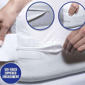 Cubrecolchón Impermeable de Bajo Precio con Tela de Poliéster Suave y Costuras Resistentes - Product Image 6