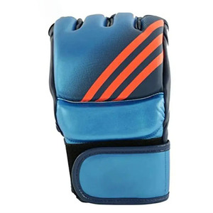 ถุงมือ MMA แบบครึ่งนิ้ว หนัง PU ถุงมือต่อสู้ MMA น้ำหนักเบาและสวมใส่สบาย ปิดด้วยแถบตีนตุ๊กแก - Product Image 3