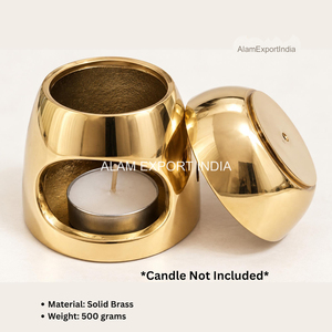 Pure Brass Classical Design Gold Polished Incense <b>Oil</b> <b>Burner</b> Aroma Diffuser Religious Aroma Incense Holder Tabletop Home Usage - Product Image 3
