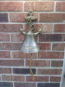 กระดิ่งทองเหลืองโบราณ Royal Brass Bell B2B ดีไซน์วินเทจ กระดิ่งทองเหลืองคุณภาพพรีเมียม สำหรับตกแต่งเรือ บ้าน ประตู นอกบ้าน วัด และสวน - Product Image 5