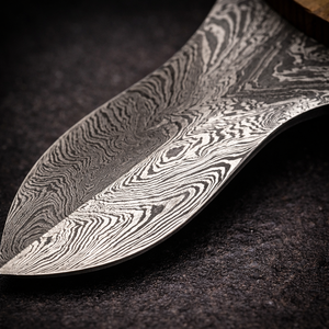 Couteau à huîtres avec manche en bois d'olivier, fait main, écologique, compatible lave-vaisselle, outil pour fruits de mer de haute qualité pour la vente en gros - Product Image 3