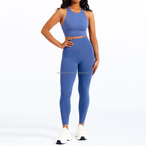 Conjunto de pantalones de Yoga para mujer, húmedo absorbe el sudor, ropa de Yoga, conjunto de ejercicio para correr, conjuntos de Yoga, ropa de gimnasio para mujer, ropa de Fitness - Product Image 1