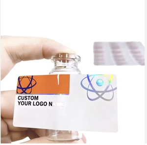 Etiquetas Adhesivas Personalizadas de BOPP de 3ml, 5ml, 7ml y 10ml, Resistentes al Agua, con Impresión UV y Serigrafía, para Botellas, Frascos y Embalajes Planos - Product Image 3