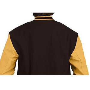 New Casual Sports Personalized Varsity <b>Jackets</b> for Men & Unisex Chenile Embroidery Logo Stand Collar <b>Waterproof</b> <b>Winter</b> Design - Product Image 6