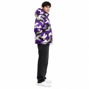 Mens Winter Outdoor Down <b>Coat</b> New Fashion Detachable Sleeve Thickened Waterproof Windproof Color Matching Hooded Puffer Jacket - Product Image 6
