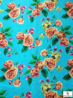 Fabricant de tissus imprimés numériquement en polyester doux de haute qualité, service de fabrication sur mesure pour vêtements, robes et textiles de maison