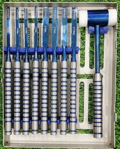 Ensemble de 8 ciseaux dentaires, instruments manuels avec revêtement PVD, instruments de chirurgie implantaire, tailles assorties, acier inoxydable allemand, CE - Product Image 5
