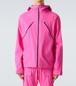 Pink Nylon Windbreaker <b>Set</b> Custom Wholesale Factory Supplier US Casual Fall Street Style Jacket Pants Matching Outfit Collection - Product Image 3