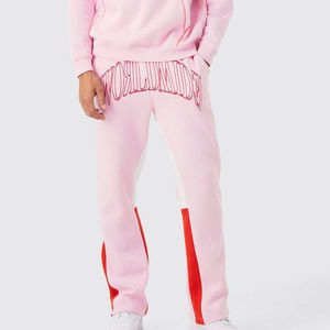 Conjunto Deportivo Ligero de Invierno para Hombre, Color Rosa Sólido, Sudadera con Capucha y Pantalones Jogger Casuales - Product Image 6