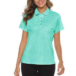 Camiseta Polo de Golf de Verano de Alta Calidad para Mujer, Camisetas Polo de Algodón con Logotipo Personalizado, Venta al Por Mayor, Ropa Casual - Product Image 1